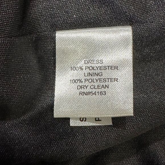 Jessica Simpson Black Formal Maxi Dress Removed Straps Size 14W - Picture 8 of 8